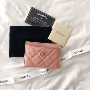 CHANEL Accessories - CHANEL Classic Card Holder Pink CHANEL Accessories - CHANEL Classic Card Holder Pink